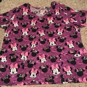 Minnie Mouse scrub top